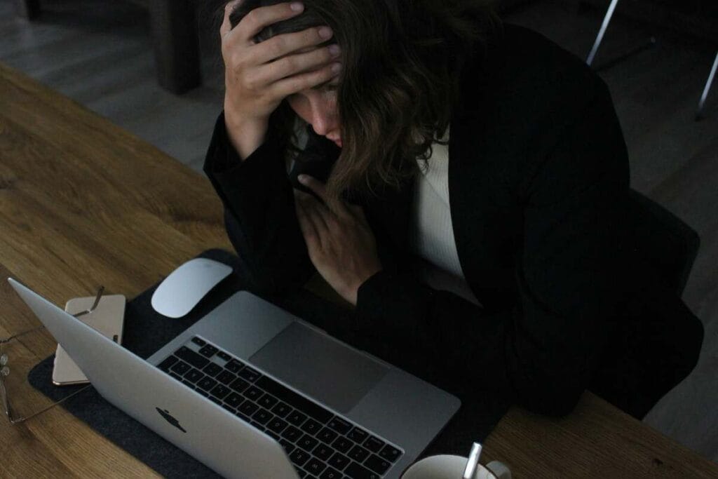 UK small business owner stressed over payroll compliance mistakes